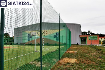 Siatki Słupsk - Zabezpieczenie boiska w ogrodzie domowym siatką na łapacz piłek dla terenów Słupska