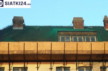 Siatki Słupsk - Zabezpieczenie elementu dachu siatkami dla terenów Słupska