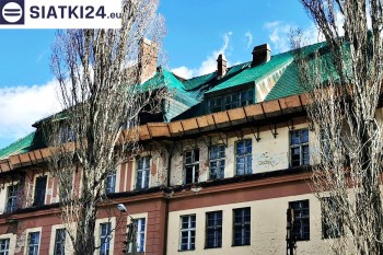 Siatki Słupsk - Siatka zabezpieczająca elewacje budynków; siatki do zabezpieczenia elewacji na budynkach dla terenów Słupska