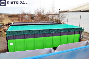 Siatki Słupsk - Siatka przykrywająca na kontener - zabezpieczenie przewożonych ładunków dla terenów Słupska